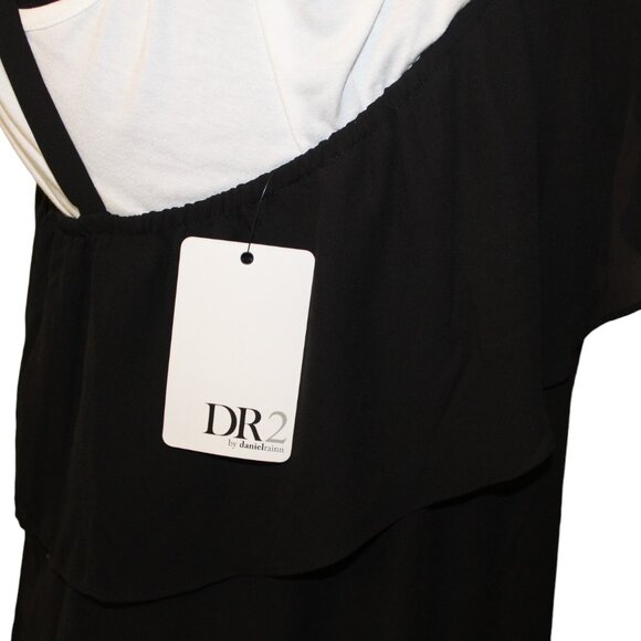 DR2 Daniel Rainn Dress One Shoulder Little Black Dress Size S Small, NWT's - Picture 7 of 12